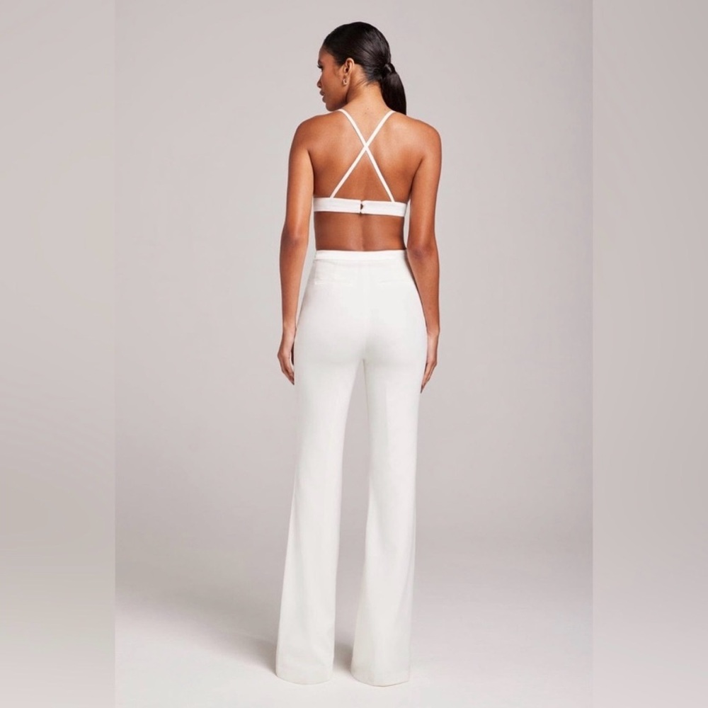 NADINE MERABI Charlotte White Pants - Picture 2 of 4